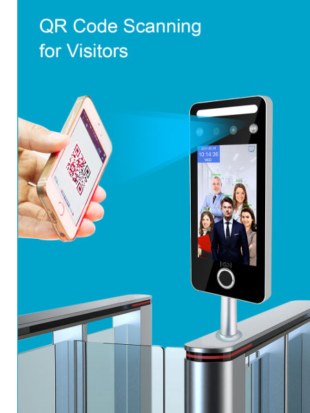 China 5 inch screen face recognition access control terminal with ...