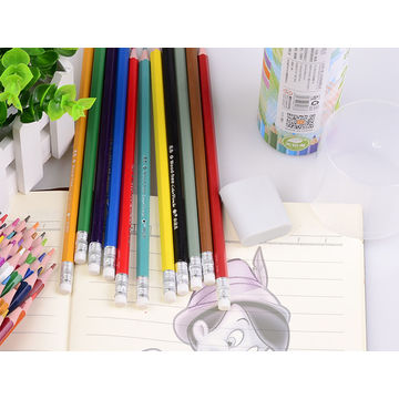 OEM 18 Colors Natural Wooden Multi Colored Pencils Bulk with Box