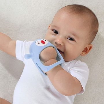 1 Pieza De Juguete De Dentición Para Bebés De Silicona Anti-golpes
