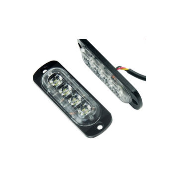 4pcs 12-24V LED Stroboscopique Voiture Ampoule Led Voiture Orange