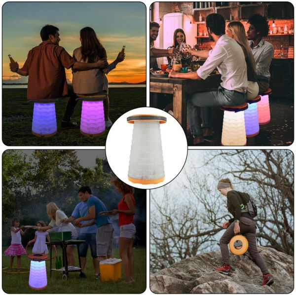 Solar Led Stools China Portable Telescoping Folding Stool, Collapsible Retractable Stool ...