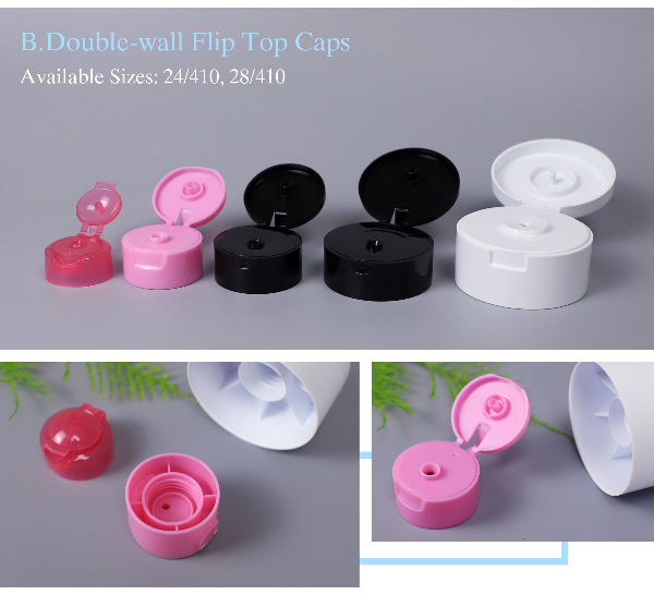 28/410 High Quality Two Color Flip Top Closure - China Plastic Lid, Plastic  Cap