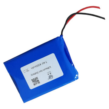 China 7.4V lithium polymer battery packs, 726077 4300mAh 7.4V Square ...