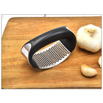 Garlic masher, manual garlic press, garlic clip, household garlic masher,  garlic masher, kitchen tool, garlic masher