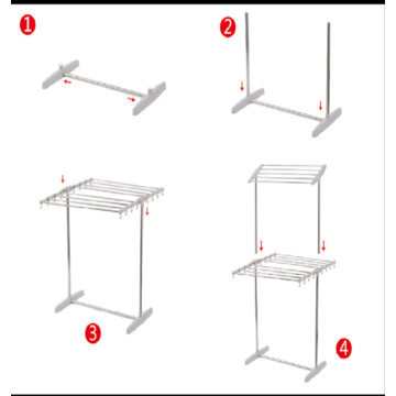 Buy Wholesale China Foldable 45-55℃ Constant Temperature Electric Heated  Drier Clothes Airer Hanger Drying Rack With Waterproof Power Switch &  Electric Heated Clothes Drying Rack at USD 21