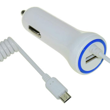 Dual Port USB KFZ Ladegerät - 24W/4.8 - USB Adapter (USB 2.0