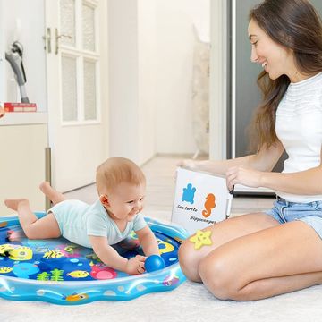 Alfombra de agua para bebé, juguetes para bebés 3 6 9 meses
