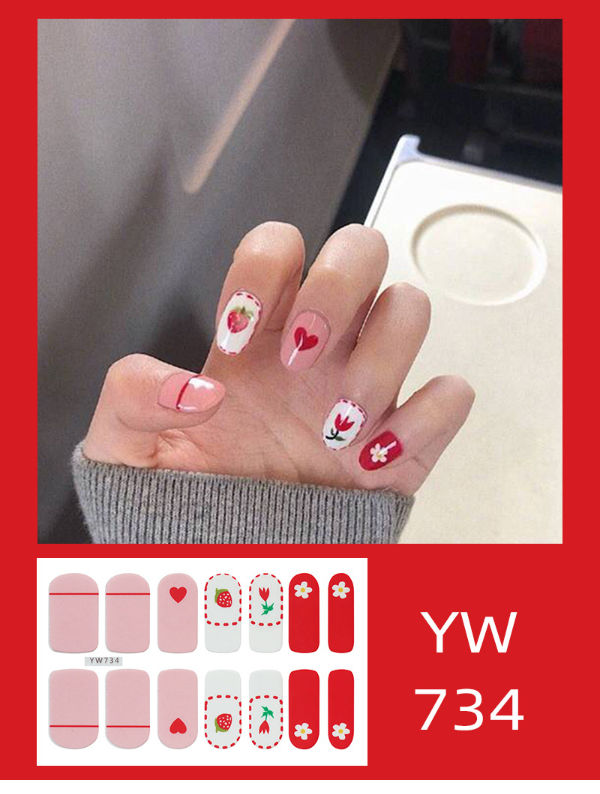 China Custom Nail Wraps nail art decoration sticker, jamberry nail
