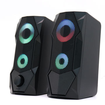 China 2.0 Stereo Speaker RGB Gaming Speaker Good Bass Computer Speakers ...