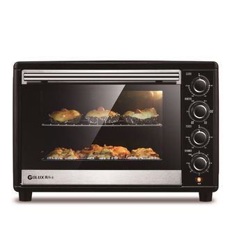 Countertop Toaster Oven,Multifunctional Electric Oven 48L Household Bakery  Toaster Pizza Kitchen Appliances Electric 220V Timing