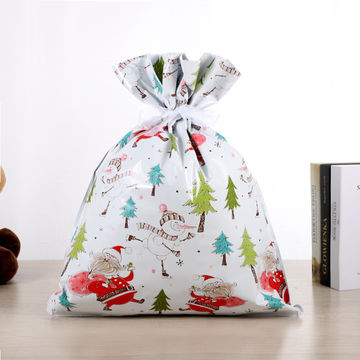 Buy Wholesale China Christmas Plastic Gift Bags Snow Flakes