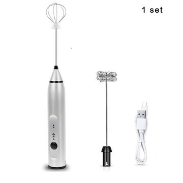 USB Household Small Electric Whisk Blender Milk Mixer Beater Frother  Kitchenware