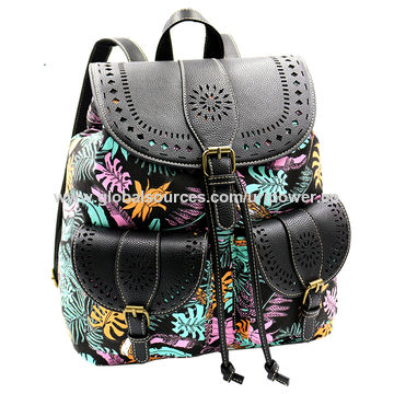 Buy Wholesale China High Quality Ladies' Casual Canvas Backpack