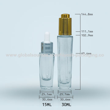 30ml Airless Cosmetic Glass Dropper Bottle Serum Spiral Mouth Press Pump  Head - China 30ml Glass Dropper Bottles, Custom Dropper Bottle