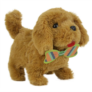 Simulation Electronic Plush Dog Toys Walking Barking Singing