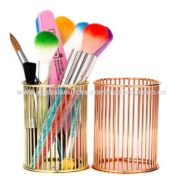 Ceramic Pen Holder For Desk Cute Pencil Cup Pot Desk Organizer For Women  Girls Kids Makeup Brush Holder (white)