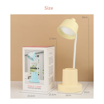 Lámpara de escritorio LED para protección ocular, regalos creativos, lámpara de escritorio para estudiantes de dormitorio, lámpara de mesa USB