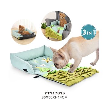 Small Pets, Rabbit Foraging Mat Small Pet Puzzle Toy Polar Fleece Pet  Snuffle Pad Bed