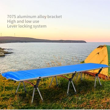 Buy China Wholesale Outdoor Folding Camping Bed Light Weight Aluminum Alloy Portable Folding Inflatable Camping Bed Camping Bed 65 Globalsources