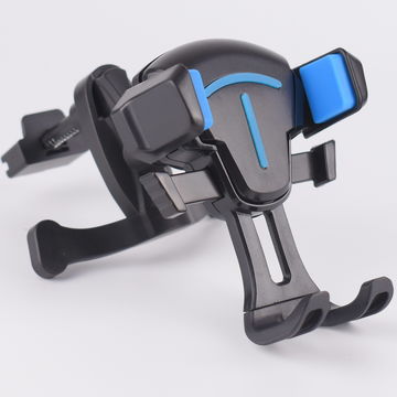 Suporte Universal de Telefone para Carro com Ventosa para Saída de Ar, Compatível com iPhone e Samsung