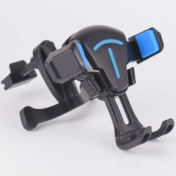 Suporte Universal de Telefone para Carro com Ventosa para Saída de Ar, Compatível com iPhone e Samsung