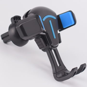 Suporte Universal de Telefone para Carro com Ventosa para Saída de Ar, Compatível com iPhone e Samsung