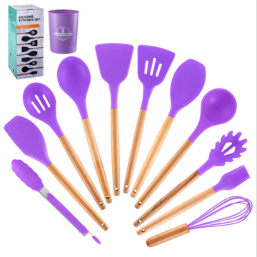 Buy Wholesale China Factory Price 12pcs Silicone Kitchen Utensils Set  Cooking Tools Food Grade Silicone Kitchenware Accessories With Hardwood  Handle. & Kitchen, Kitchen Utensil, Cooking Tools at USD 7.8