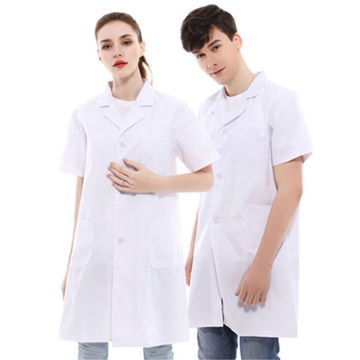 Custom Lab Suit China Short-sleeved lab coat doctor suit custom lab coat isolated ...