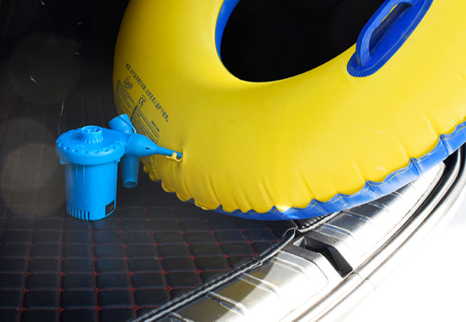 KERUITA Air Pump Air Mattress Pump for Inflatable Blow up Pool Raft Bed Boat DC 