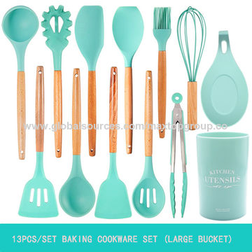 13PCS Kitchen Utensil Set Silicone Cooking Utensils Kit Spatula