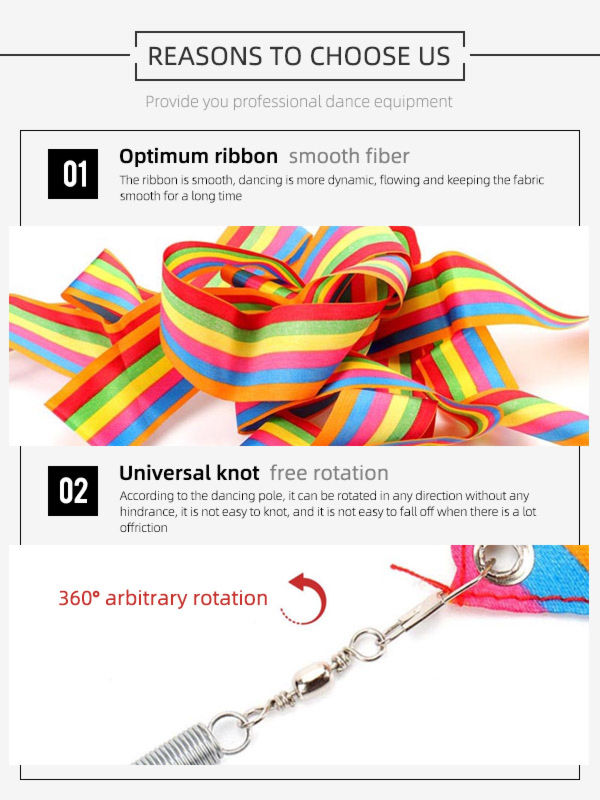 Fuli Clubs Apparatus Twirling Ribbon Rhythmic Gymnastics Dancing