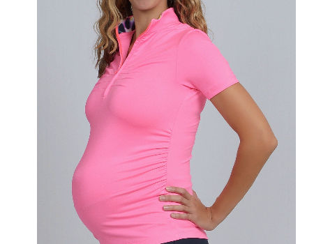 Sleeveless Maternity golf shirt 