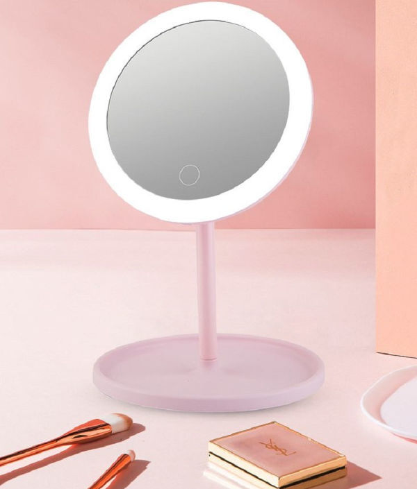 Miroir De Maquillage Led À Lumière De Remplissage, Ampoules De