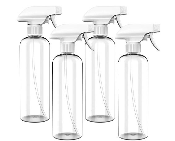 2oz Clear Glass Spray Bottles for Essential Oils, Small Spray Bottle with  Plastic Sprayer - Set of 3 : : Health & Personal Care