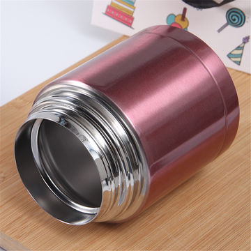 Buy Wholesale China Double Wall Insulated Metal Stainless Steel Vacuum Food  Warmer Lunch Box Thermos Food Flask & Thermos For Hot Food at USD 8.5