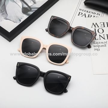 Men Women Square Sunglasses Fashion Designer White Black Oversized