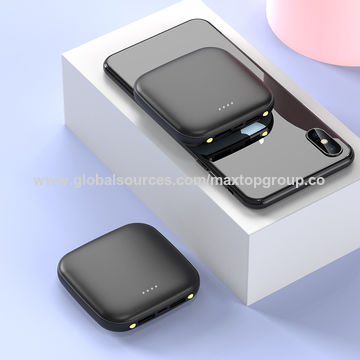 Mini Power Bank 5000/10000mAh mince et petite, Power Banks portables, cadeaux d'entreprise, powerbank à prix économique en gros