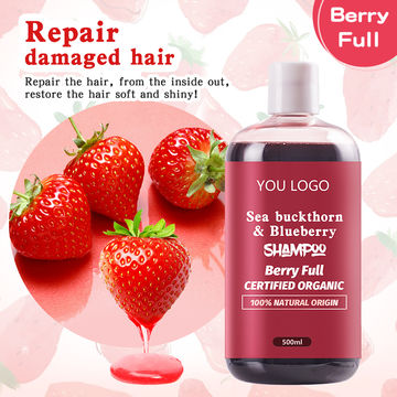 Buy Wholesale China Custom Logo Hair Growth Vegan Natural Berry Coconut Oil  Strawberry Organic Oil-control Cleansing Nou & Shampoo at USD  | Global  Sources