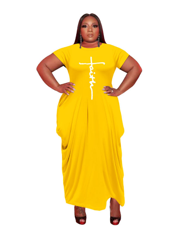 long sleeve casual dresses plus size