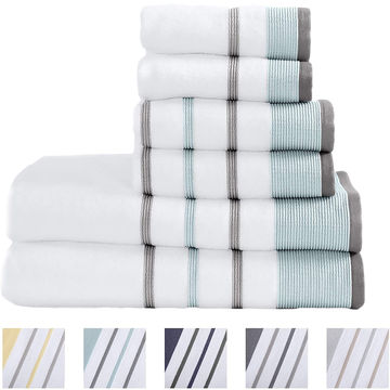 Buy Wholesale China Luxury 5 Star Hotel 100% Cotton White Bath Towels Sets  & Hotel Bath Towels at USD 0.413