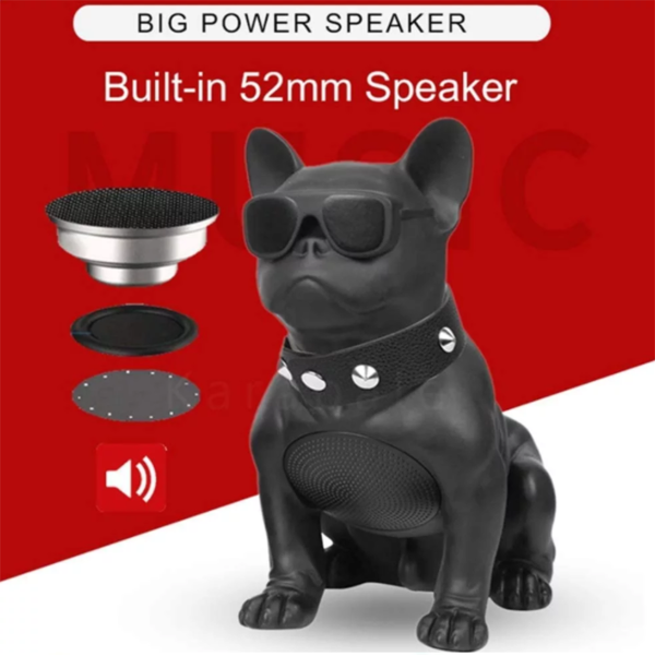 bulldog shaped speaker