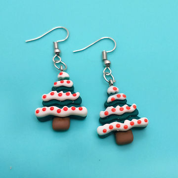 Boucles d'oreilles de Noël en acrylique - Boucles d'oreilles chat noir - Boucles  d'oreilles de Noël amusantes pour femme, Lac : : Mode