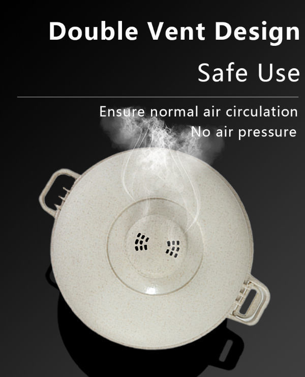 China Round PP Microwave Containers Rice Steamer Basket For Kitchen on