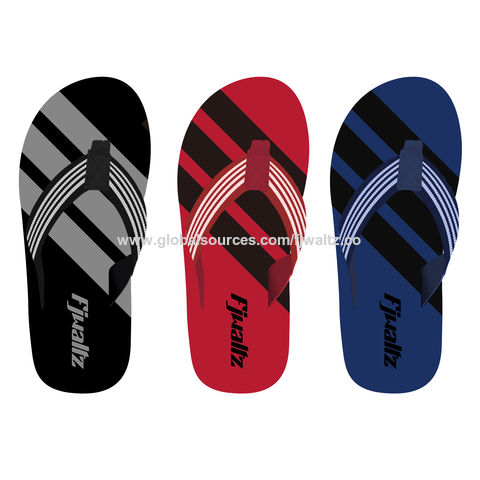 Oem Men's Flip-flops,hot Style Beach Slippers, Available In