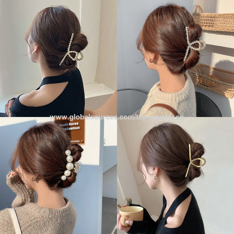 Compre Nuevos Accesorios Para El Cabello 2022: Elegantes Pinzas