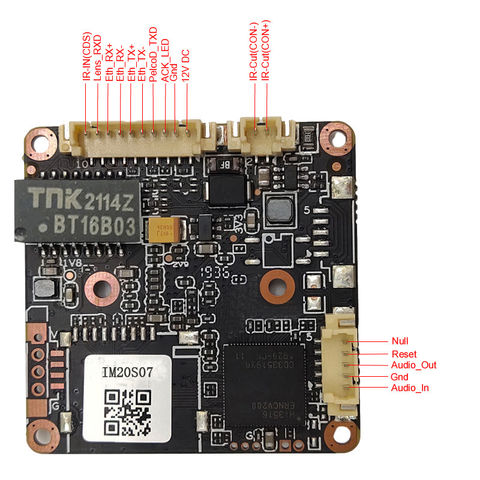 China New network camera module cctv camera module 1080P Low ...