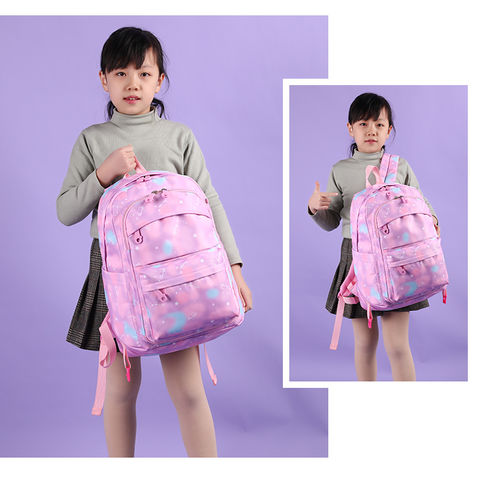 Source 2022 Best Selling Lightweight Lovely Princess Pink Schoolbag Backpack  for Girl Kids Fashionable Waterproof school bags on m.