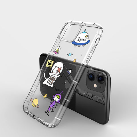 iPhone 11 Pro caso de parachoques de TPU de silicona caso de la cubierta de  protección contra golpes
