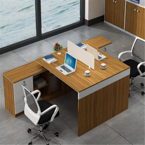 China Double person computer table wooden stidy table designs double ...