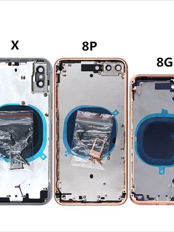 Replacement Battery Back Housing With Middle Frame And Camera Lens